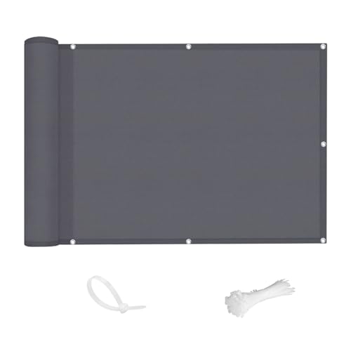 IUVYTA Balkon Sichtschutz Abdeckung Zaun Terrasse Wasserdicht Schatten Tuch Schutz Schild Segel Garten Veranda Pool Dekor für Garten Terrasse(70x600cm) von IUVYTA