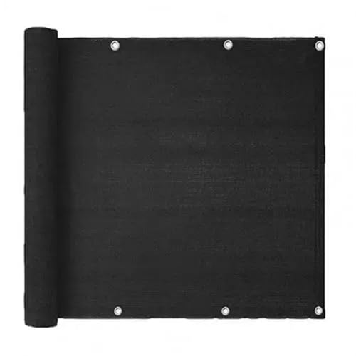 IUVYTA Balkon Sichtschutz Netze DIY Professionelle Sonnenschirm Zaun Net Shelter Mesh for Outdoor Garten für Garten Terrasse(Black) von IUVYTA