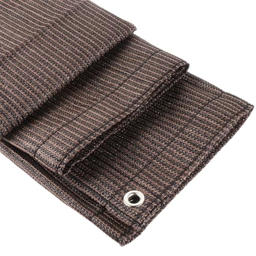IUVYTA Balkon Sichtschutz Zaun Bildschirm Schattierung Net Markise for Pavillon Terrasse Garten Gebäude für Garten Terrasse(Coffee,0.9mx4m) von IUVYTA