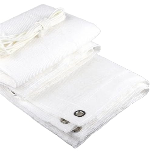 IUVYTA Balkon Sichtschutz Zaun Bildschirm Schattierung Net Markise for Pavillon Terrasse Garten Gebäude für Garten Terrasse(White,0.6mx2m) von IUVYTA