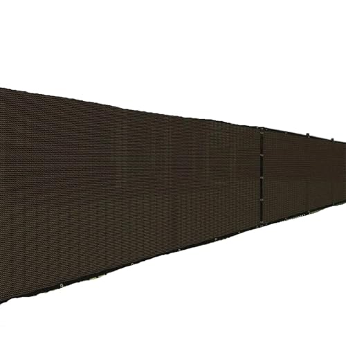 IUVYTA Brown-Balkon-Plattform-Privatleben-Maschen-Schirm-Abdeckungs-im Freienhinterhof 150GSM für Garten Terrasse(2X5M) von IUVYTA