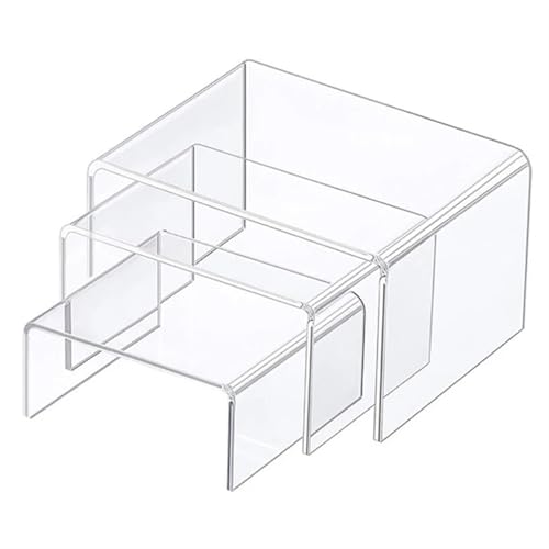 IUVYTA Display Riser 3 Größe Schritte Display-ständer Klar Schaufenster Display Regal for Figur Buffet Dropship für Dessert IUVYTA Display Riser 3 Größe Schritte Display-ständer Klar Schaufenster Display Regal for Figur Buffet Dropship für Dessert von IUVYTA