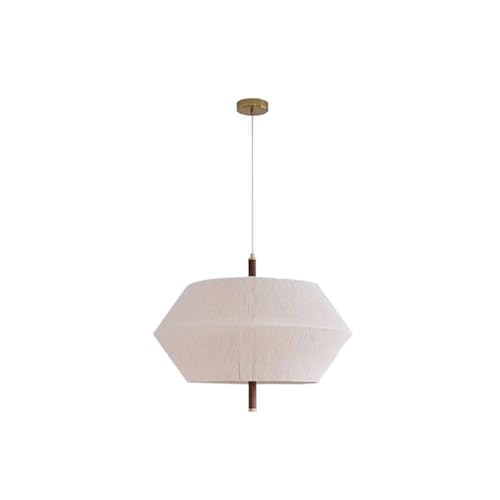 IUVYTA Hanfseil Pendelleuchte Moderne Holz Hängelampe for Esszimmer Schlafzimmer Dekor Kücheninsel Hängelampe Stoff Lampenschirm für Kronleuchter(Color 3,WARM Light_Color A) von IUVYTA