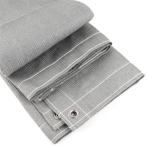 IUVYTA Höhe 0,8 m-1,2 m 3ft Balkon Terrasse Zaun Sicherheit Privatsphäre Net Garten Abdeckung Gehäuse Netze für Garten Terrasse(Gray,0.9mx2.7m) von IUVYTA