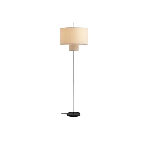IUVYTA Moderne Marge Pendelleuchte Stoff Pendelleuchte for Wohnzimmer Schlafzimmer Restaurant Loft Dekor Beige Stoff Hängelampe Stoff Lampenschirm für Kronleuchter(Color 5,Warm Light) von IUVYTA