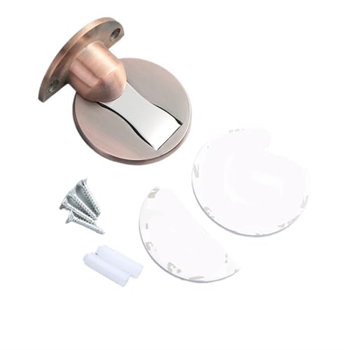 Magnetischer Türstopper, stanzfrei, verstellbar, Zinklegierung, versteckter Türstopper, Bodenmontage, Türbeschläge für den Boden (nicht verstellbar RB) von IUVYTA