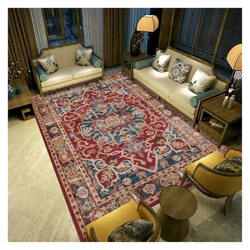 Moderne Wohnzimmer Teppich Dekoration Indoor Outdoor Bodenmatte for Büro Terrasse Waschbar Home Area Teppich für Patio(Color 22,40x60cm) von IUVYTA