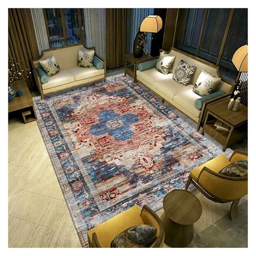 Moderne Wohnzimmer Teppich Dekoration Indoor Outdoor Bodenmatte for Büro Terrasse Waschbar Home Area Teppich für Patio(Color 27,40x60cm) von IUVYTA