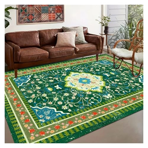 Moderne Wohnzimmer Teppich Dekoration Indoor Outdoor Bodenmatte for Büro Terrasse Waschbar Home Area Teppich für Patio(Type 1,120x160cm) von IUVYTA