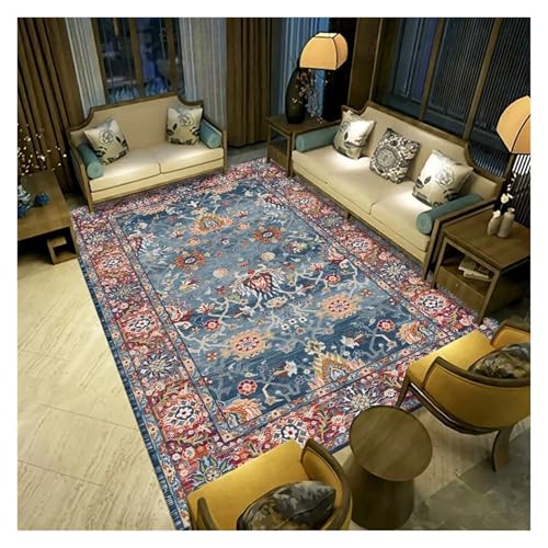 Moderne Wohnzimmer Teppich Dekoration Indoor Outdoor Bodenmatte for Büro Terrasse Waschbar Home Area Teppich für Patio(Type 5,80x120cm) von IUVYTA
