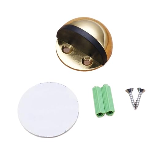 Sicherheitsschutz, Gummi-Türstopper, Schranktürschlösser, Halter, Türschlösser, Boden-Tür, Zugluftstopper, Heimwerker für Boden (Gold A) von IUVYTA
