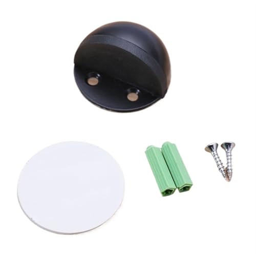 Sicherheitsschutz, Gummi-Türstopper, Schranktürschlösser, Halter, Türschlösser, Boden-Tür, Zugluftstopper, Heimwerker für Boden (Schwarz A) von IUVYTA