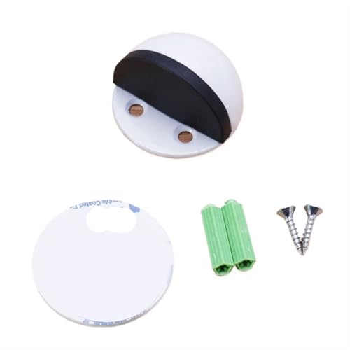 Sicherheitsschutz, Gummi-Türstopper, Schranktürschlösser, Halter, Türschlösser, Boden-Tür, Zugluftstopper, Heimwerker für Boden (Weiß A) von IUVYTA