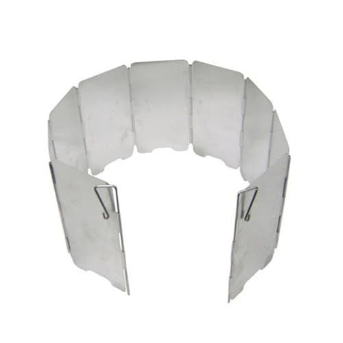 Tragbarer Aluminium-Gasherd, 9 Platten, faltbarer Gasherd, Windschutz, für Camping, Wandern von IUVYTA