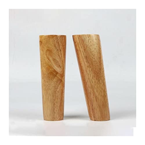 IUokLU Möbelbeine 4-TLG. Höhe Massivholzmöbelbeine, schräge Kegelsofa-Bettschrank-Tisch- und Stuhl-Ersatzfüße, schräge Fußmöbelfüße/60 cm von IUokLU