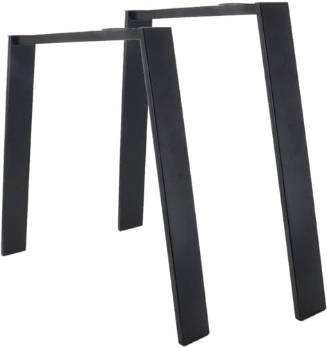 IUokLU Tischbeine aus Metall, 2er-Set – robuste Möbelbeine – Schreibtischbeine, Loft-Tischgestell aus Stahl, Tischkurven, Haarnadelbeine von IUokLU