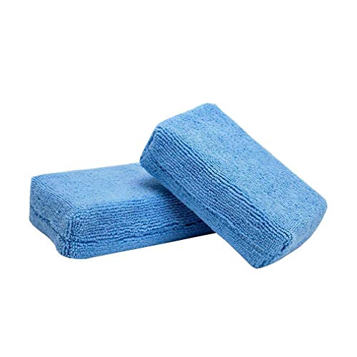 Mikrofaser Soft-Applikatoren-Schaumstoff-Werkzeug Sponge-Block-Auto Protection Tool Car Wax Applicator Pad für Hand Polish 2Sets Blau Mikrofaser Soft-Applikatoren-Schaumstoff-Werkzeug Sponge-Block-Auto Protection Tool Car Wax Applicator Pad für Hand Polish 2Sets Blau von IUwnHceE
