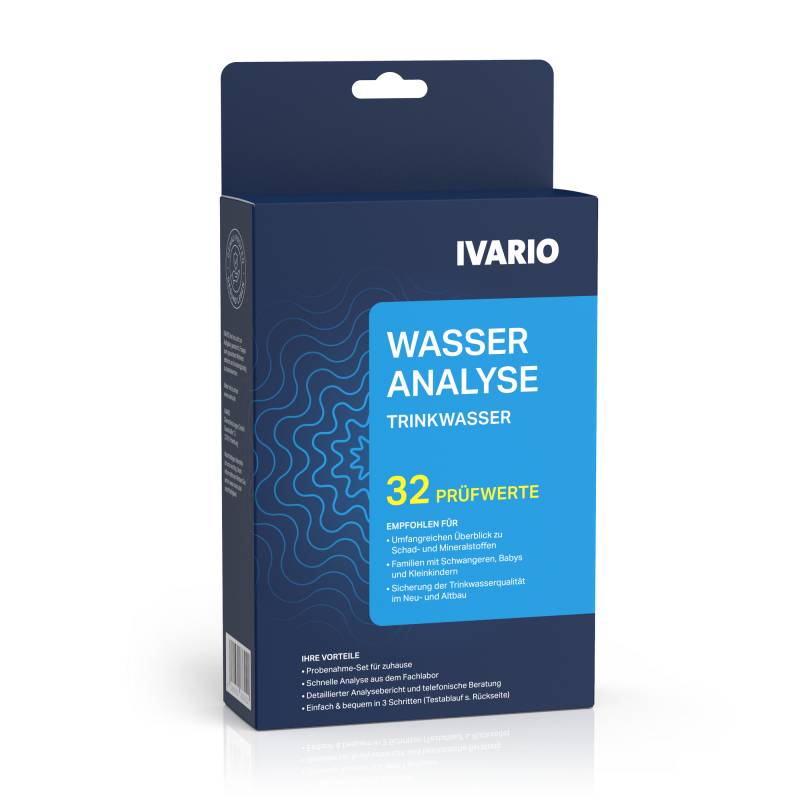 IVARIO Wassertest 'Plus' 32 Prüfwerte von IVARIO