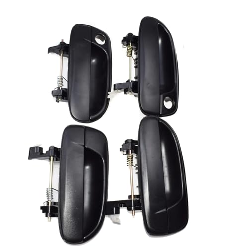 IVCHVYWFG 4 stücke Kompatibel Für Hyundai 2000-2006 Accent 1.5L 1.6L Schwarz Außen Auto Türgriff Vorne Hinten Rechts Links Fahrer Beifahrer von IVCHVYWFG