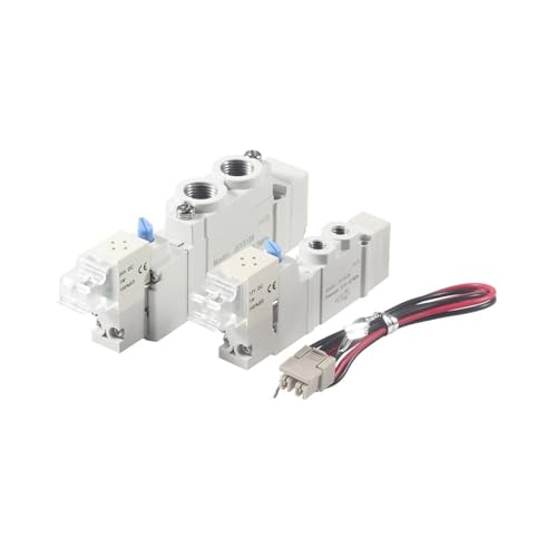 1 stücke Zwei-Position Fünf-Wege-Magnetventil Pneumatische Zubehör DC12V/24V L-Förmigen Buchse Typ(JSY3120 DC12V) von IVEKYKIBC