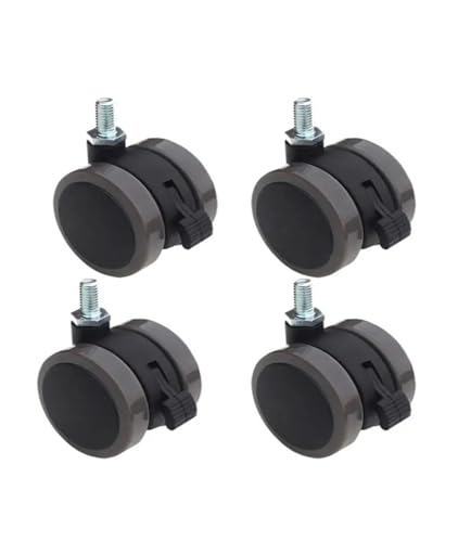4 Teile/los 2 zoll M8 rollen Lenkrollen Computer Schreibtisch Kleine Tee Stumm Regal 8 mm Schrauben von IVEKYKIBC
