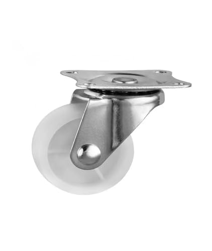 5 Teile/los 2,5 zoll Weiß Pp rollen Durchmesser 6,5 cm Flache Beweglichen Räder Licht von IVEKYKIBC