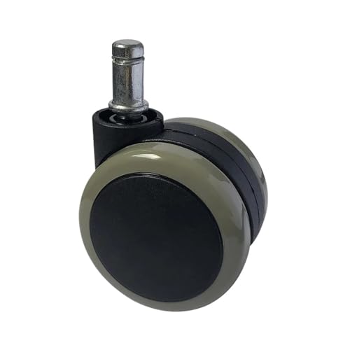 5 stück/lot 2,5 zoll Drehstuhl M10/M11 Rad Swivel Caster Computer Zubehör Stumm(Circlip-Grey) von IVEKYKIBC