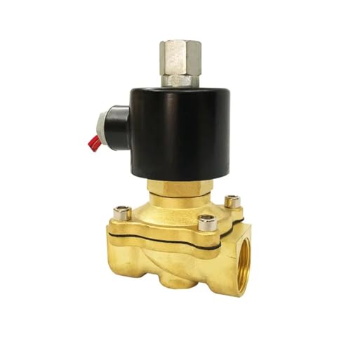 Elektrisches Magnetventil, 1/4 Zoll 3/8 Zoll 1/2 Zoll 3/4 Zoll 1 Zoll DN8/10/15/20/25/50, normalerweise geöffnet, pneumatisch, for Wasser, Öl, Luft, 12 V/24 V/220 V/110 V(Dn40,DC12V) von IVEKYKIBC