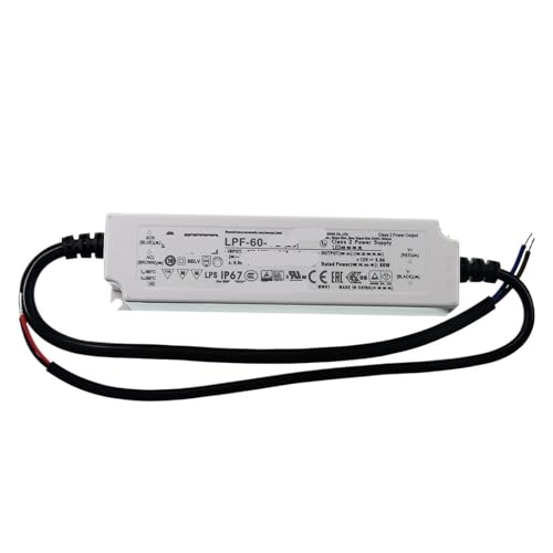 IVEKYKIBC LED-Netzteil LPF-60-12/15/20/24/30/36/42/48/54 Kunststoffgehäuse IP67(LPF 60 54 54V) von IVEKYKIBC