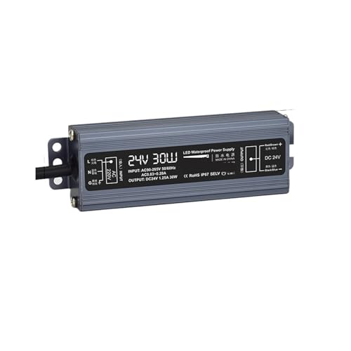 IVEKYKIBC LED Wasserdichtes Schaltnetzteil 220 bis 24V 200W300W350W400W500W600W DC Transformator(24V 1.25A 30W) von IVEKYKIBC