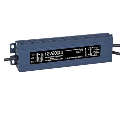 IVEKYKIBC LED Wasserdichtes Schaltnetzteil 220 bis 24V 200W300W350W400W500W600W DC Transformator(24V 8.33A 200W) von IVEKYKIBC