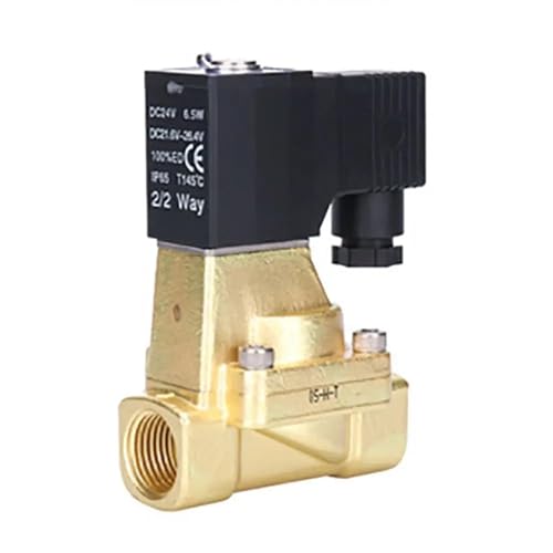Magnetventil 24V 220V Magnet Ablassventil Umschaltventil Wasser 2W030-06(2W030-06 DC24V) von IVEKYKIBC