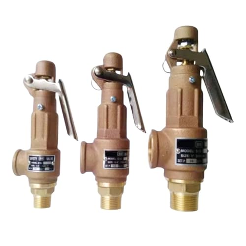 Messing-Sicherheitsventil mit Griff for Druckbehälter, Federtyp, Temperatur- und Druckbegrenzungsventile for Kessel S10L(DN20) von IVEKYKIBC