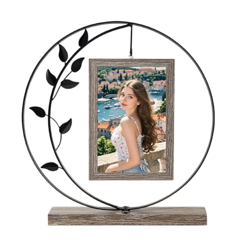 IVEOPPE Bilderrahmen Personalisiert für 2 Bilder, Bilderrahmen Vintage, Fotorahmen 10x15 Kann Rotieren, Metall Hochzeitsgeschenk Bilderrahmen Antik Fotogeschenke Personalisiert für Mama Oma (schwarze) IVEOPPE Bilderrahmen Personalisiert für 2 Bilder, Bilderrahmen Vintage, Fotorahmen 10x15 Kann Rotieren, Metall Hochzeitsgeschenk Bilderrahmen Antik Fotogeschenke Personalisiert für Mama Oma (schwarze) von IVEOPPE
