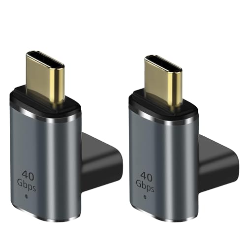 IVIVTOR USB C Magnet Adapter - 2 Stück 140W USB C Magnet Stecker - usb c magnetisch Adapter 40 Gbps für Laptop Handy HDTV von IVIVTOR