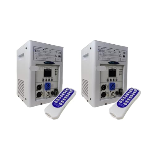 IVLAZLRG 2pcs 750W kalte Wunderkerafmaschine mit Flugpulver TI Pulver Clear visual special‑effect Remote Compatible visual‑FX burst Machine für Ereignisse(1 Machine) von IVLAZLRG