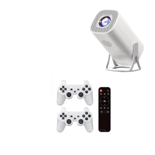 IVLAZLRG Android 11 unterstützte Projektor -Videospielkonsole mit 36000 Spielen 1080p für Streaming von Heim und Outdoor auf YouTube und Netflix von IVLAZLRG