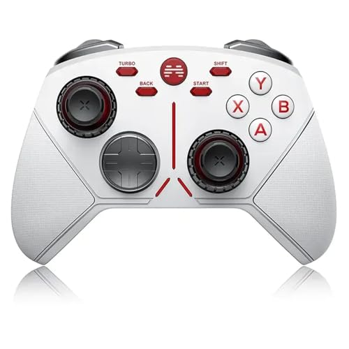 IVLAZLRG Beitong Asura 3s Multi -Plattform Wireless Gamepad kompatibel mit NS PC Steam Windows Joystick Controller(Multi Platform White) von IVLAZLRG