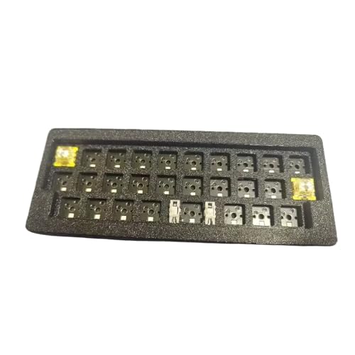 IVLAZLRG Benutzerdefinierte verdrahtische RGB programmierbare Tastaturkit kompatibel mit QMK -Firmware und Vial -Unterstützung für Makrofunktionen Cyber28 Minormodell(Black RGB kit) von IVLAZLRG