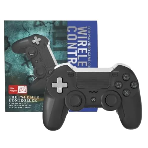 IVLAZLRG Bluetooth -Gamepad für Slim Pro mit somatosensorischen Wake -Touchpad und Doppelmotor -Vibration kompatibler Controller(Black) von IVLAZLRG