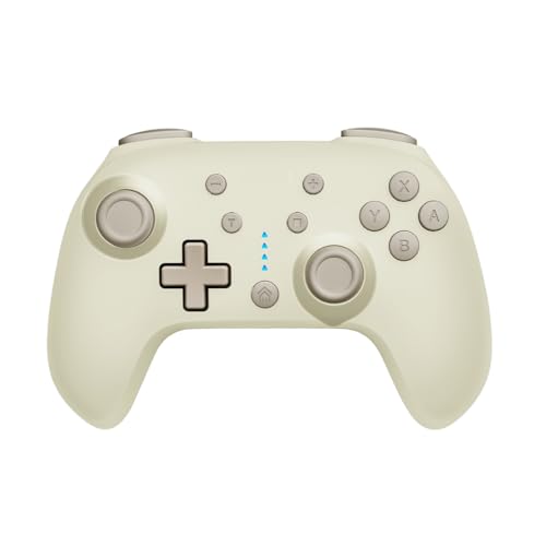 IVLAZLRG QRD Junior E5 Wireless Game Controller für Switch OLED Lite PC Android Compatible Tragbarer Joystick(White) von IVLAZLRG