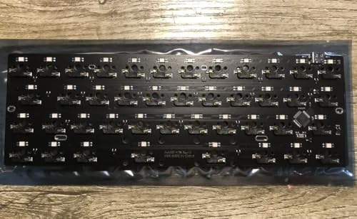 IVLAZLRG RS40 HOT Swappbares mechanisches Tastatur -DIY -Kit mit transparenter Acryl -Hülle programmierbarer RGB -LED und Plug -and -Play -PCB -Taste(Circuit Board) von IVLAZLRG