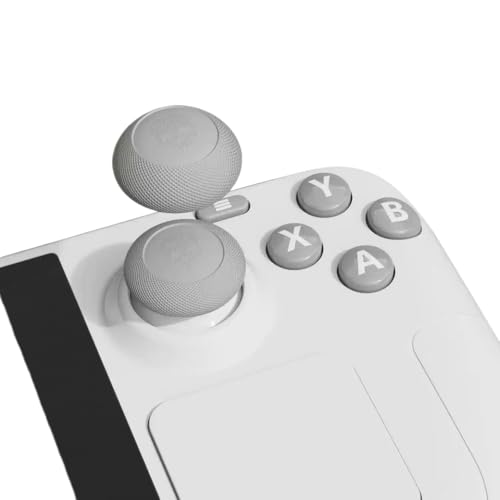 IVLAZLRG Schädel & amp; Co. Analog Stick Cover Daumengriffe für Dampfdeck OLED -Verbündete und Verbündeter x kompatible Joystick -Kappen(Gray-4pcs) von IVLAZLRG