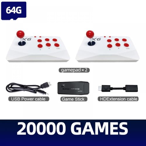 IVLAZLRG Vilcorn 4K Retro Game Console Stick HDMI -kompatibel mit PS1 GBA FC Unterstützt DLNA mp3(64ga) von IVLAZLRG