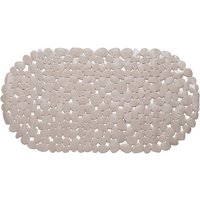 Antirutsch-Badewannenmatte/Duschmatte - Taupe - 68 x 35 cm - Rutschfeste PVC-Matte mit Saugnäpfen für Badewanne, Dusche & Boden von IVOL