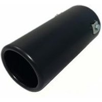 Auspuffblende universal - Schwarz - Rund - Anschluss 35-66mm von IVOL