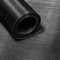 Gummi-Matte mit Rillen - Meterware - 1000 mm Breite - 3 mm Dicke von IVOL