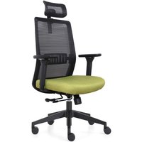 Vivol - Bürostuhl Napoli Deluxe 4D - ergonomisch - Limettengrün - Limonengrün von VIVOL