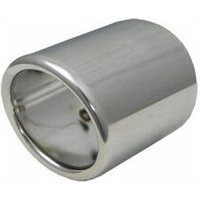 Vivol - Edelstahl-Auspuffblende - Rund - Durchmesser 90 mm - Silber von VIVOL