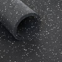 Ivol - Sportboden Standard - Rolle von 12,5 m2 - Dicke 6 mm - Schwarz / Grau von IVOL